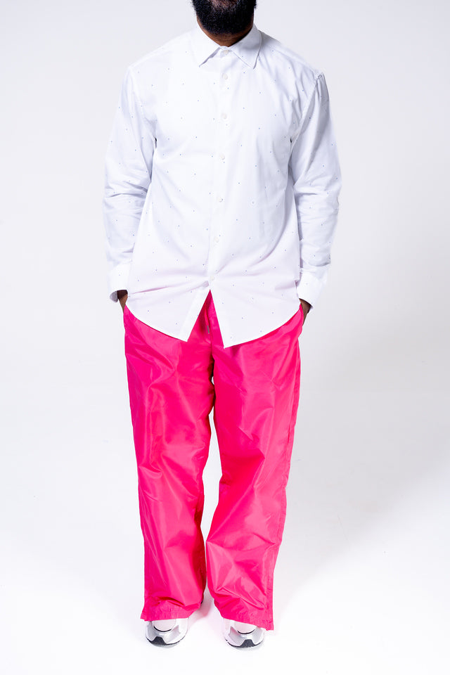 The Lake Shore Dr.-Wide Leg Track Pants