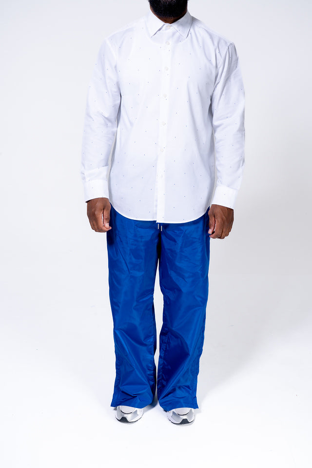 The Lake Shore Dr.-Wide Leg Track Pants
